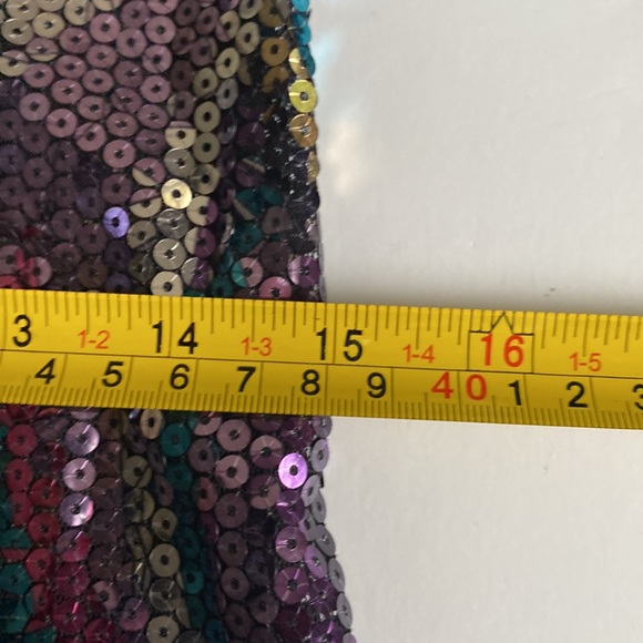 Intimately Free People Women's Multicolored Sequin Printed Chemise Medium - Picture 8 of 11